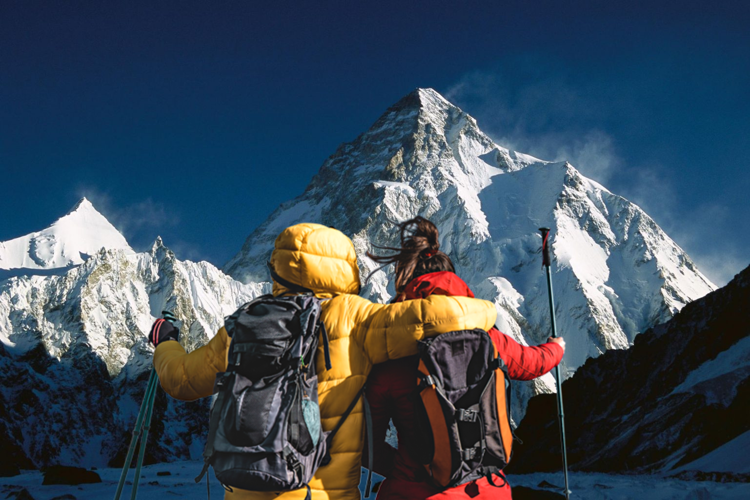 Conquer Majestic Peaks Background